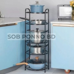 Home Kitchen Pot Rack 5 Layer